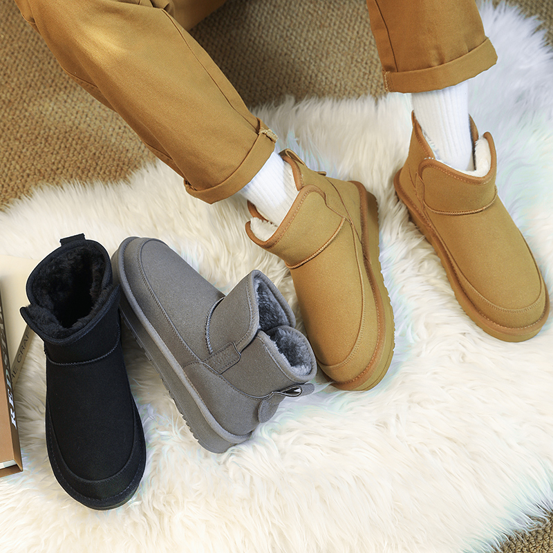 Waterproof Winter Boot - Man Plush Warm Causal Shoe Waterproof