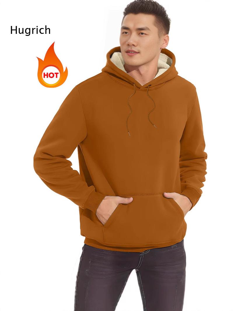 Men Sherpa Lined Hoodie Drawst - đánh giá và giá Sherpa Hoodie Fleece