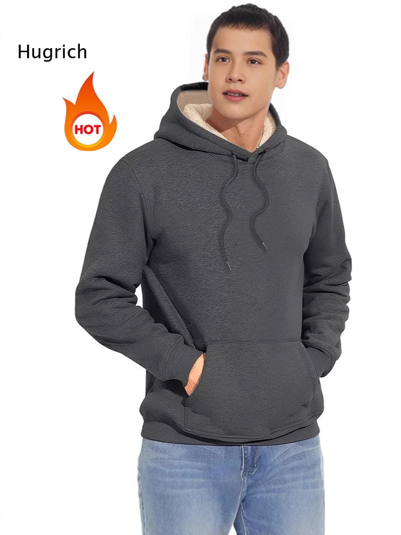 Men Sherpa Lined Hoodie Drawst - đánh giá và giá Sherpa Hoodie Fleece