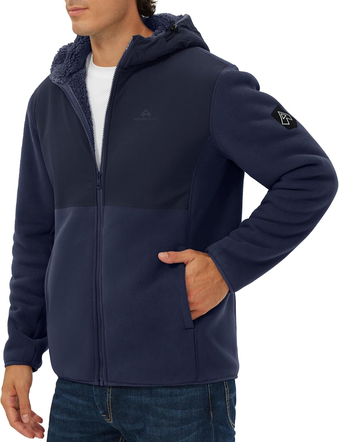 Pioneer Camp Men's Polar Fleec - đánh giá và giá Sherpa Hoodie Fleece
