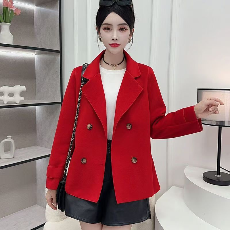 Autumn Winter Black Woolen Coa - đánh giá và giá Wool Coat Peacoat