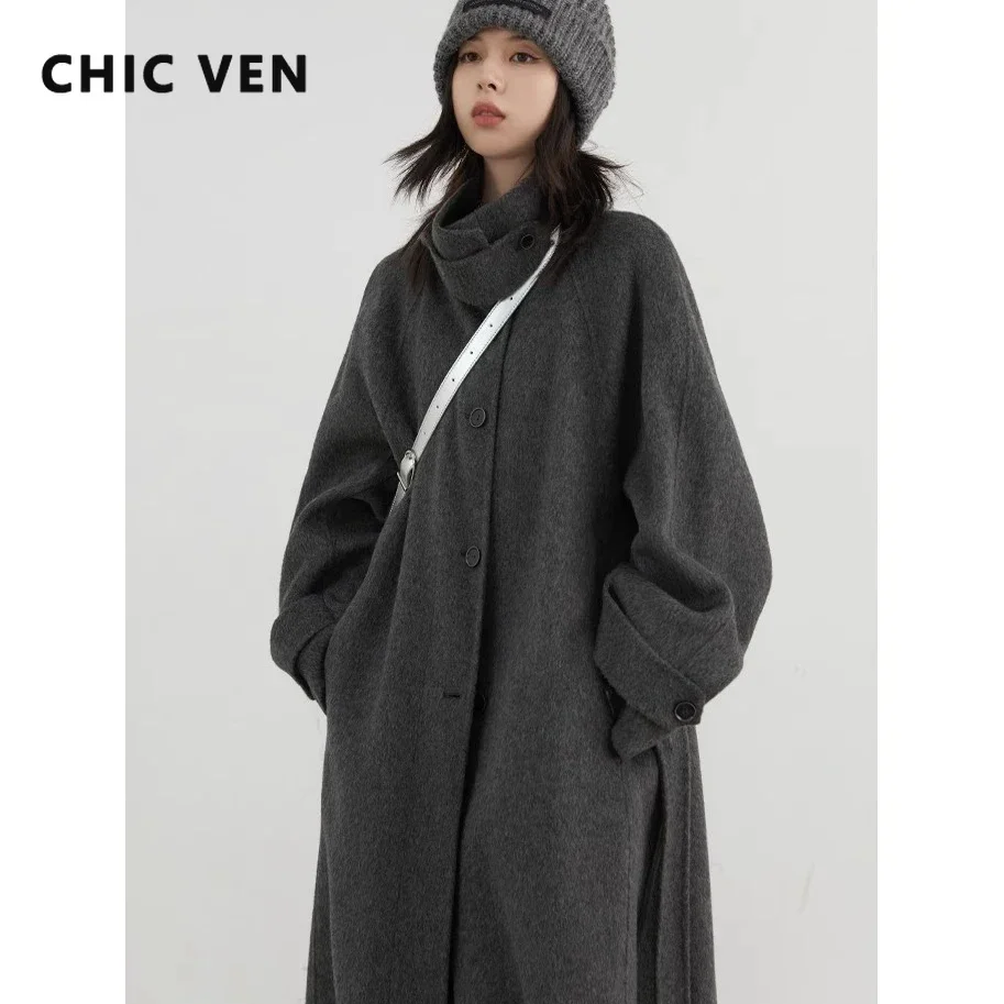 CHIC VEN Korean Women Woolen C - đánh giá và giá Wool Coat Peacoat