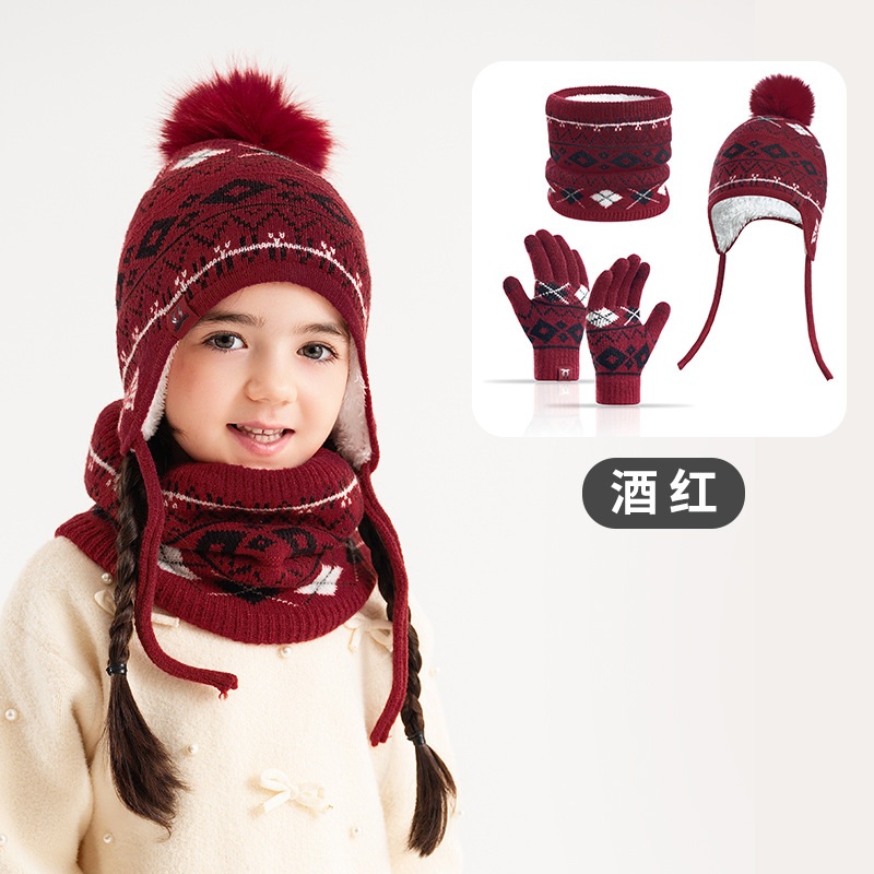 Kids Winter Knitted Beanie Hat - đánh giá và giá Knit Beanie Hat Warm