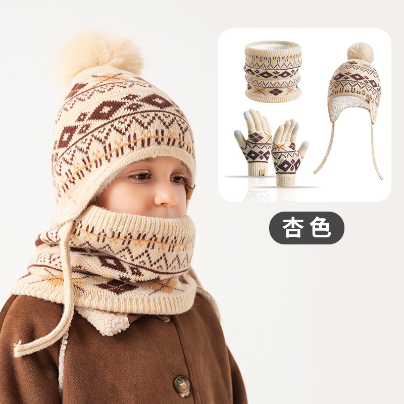 Kids Winter Knitted Beanie Hat - đánh giá và giá Knit Beanie Hat Warm
