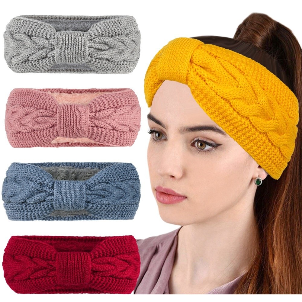 Winter Knitted Women Headbands - đánh giá và giá Winter Headband Fleece