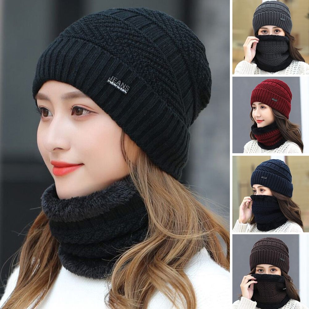 Warm Soft Fleece Knitted Hat B - đánh giá và giá Knit Beanie Hat Warm