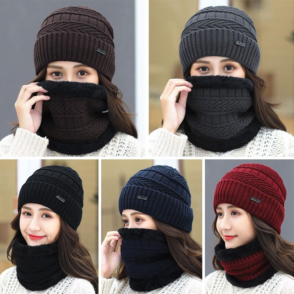 Warm Soft Fleece Knitted Hat B - đánh giá và giá Knit Beanie Hat Warm