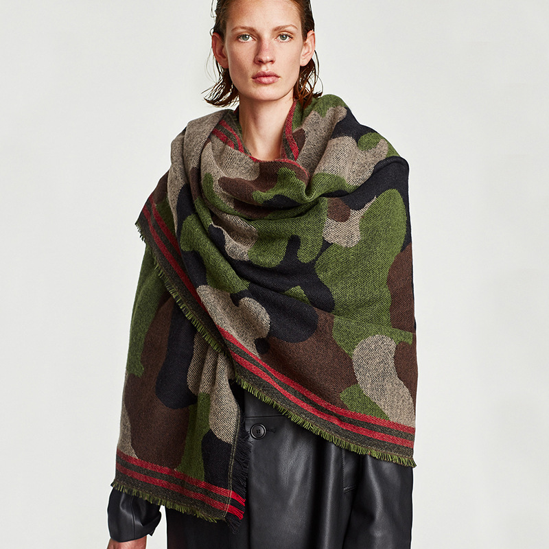 Camouflage Leopard Print Echar - đánh giá và giá Cashmere Pashmina Wrap