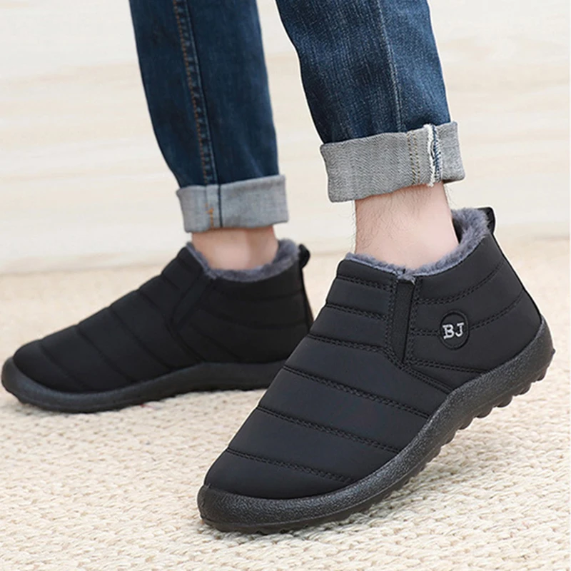 Fashion Men's Snow Boots Ankle - đánh giá và giá Waterproof Winter Boot