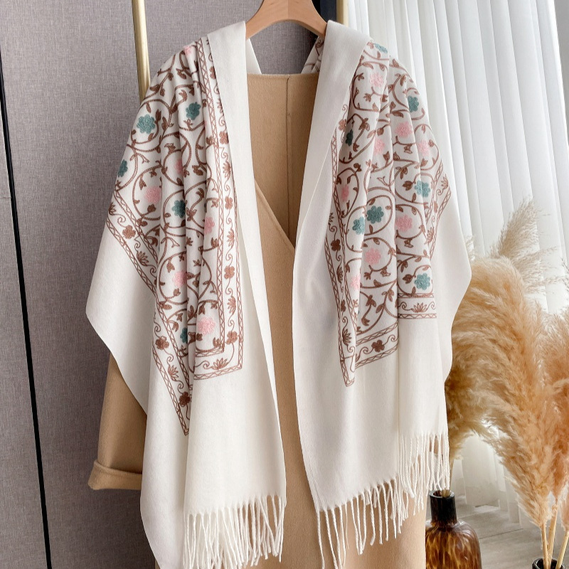 2025 New Embroidery Cashmere S - đánh giá và giá Cashmere Pashmina Wrap
