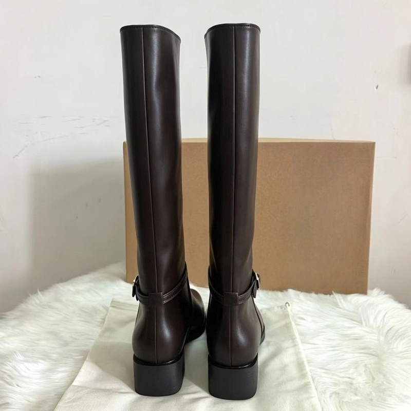 New Vintage Soft Leather Knee  - đánh giá và giá Waterproof Winter Boot