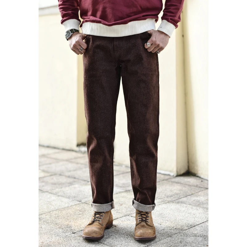 Saucezhan Quần Jean Nam Nâu Je - đánh giá và giá Levis Jeans 501