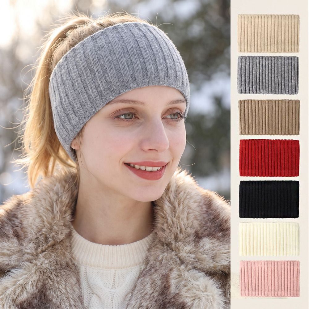 Sweet Ear Warm Knitted Headban - đánh giá và giá Winter Headband Fleece